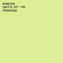 #DBED95 - Primrose Color Image