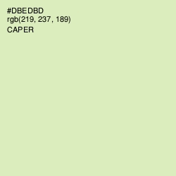 #DBEDBD - Caper Color Image