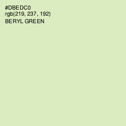#DBEDC0 - Beryl Green Color Image