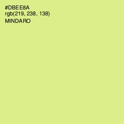#DBEE8A - Mindaro Color Image