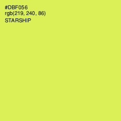 #DBF056 - Starship Color Image