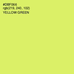 #DBF066 - Yellow Green Color Image