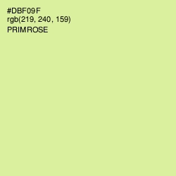 #DBF09F - Primrose Color Image