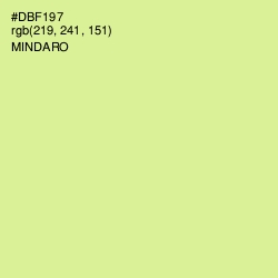 #DBF197 - Mindaro Color Image