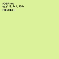 #DBF19A - Primrose Color Image