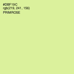 #DBF19C - Primrose Color Image