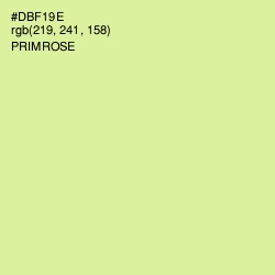 #DBF19E - Primrose Color Image