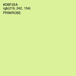 #DBF29A - Primrose Color Image