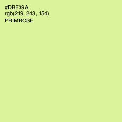 #DBF39A - Primrose Color Image