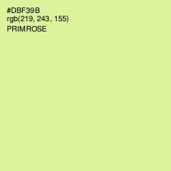 #DBF39B - Primrose Color Image