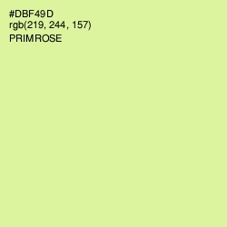 #DBF49D - Primrose Color Image