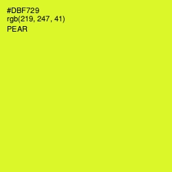 #DBF729 - Pear Color Image