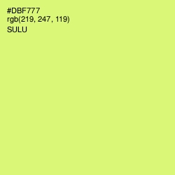 #DBF777 - Sulu Color Image