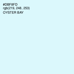 #DBF8FD - Oyster Bay Color Image