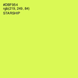 #DBF954 - Starship Color Image