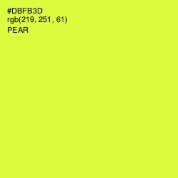 #DBFB3D - Pear Color Image