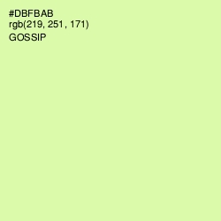 #DBFBAB - Gossip Color Image