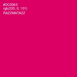 #DC0065 - Razzmatazz Color Image