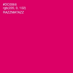 #DC0066 - Razzmatazz Color Image