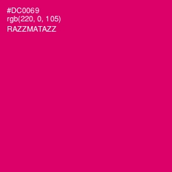 #DC0069 - Razzmatazz Color Image