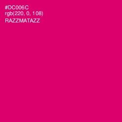 #DC006C - Razzmatazz Color Image