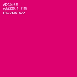 #DC016E - Razzmatazz Color Image