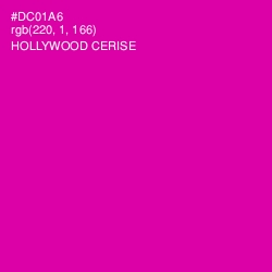 #DC01A6 - Hollywood Cerise Color Image