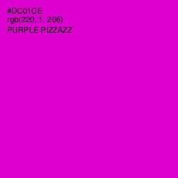#DC01CE - Purple Pizzazz Color Image