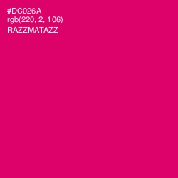 #DC026A - Razzmatazz Color Image