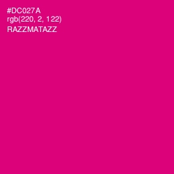 #DC027A - Razzmatazz Color Image