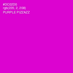 #DC02D0 - Purple Pizzazz Color Image