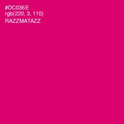 #DC036E - Razzmatazz Color Image