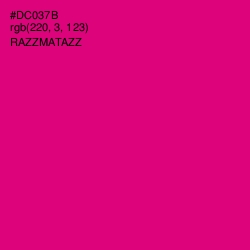 #DC037B - Razzmatazz Color Image