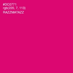 #DC0771 - Razzmatazz Color Image