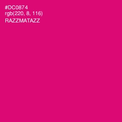 #DC0874 - Razzmatazz Color Image