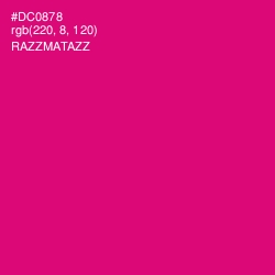 #DC0878 - Razzmatazz Color Image