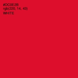 #DC0E2B - Crimson Color Image