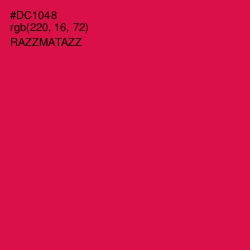 #DC1048 - Razzmatazz Color Image