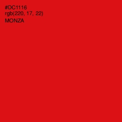 #DC1116 - Monza Color Image