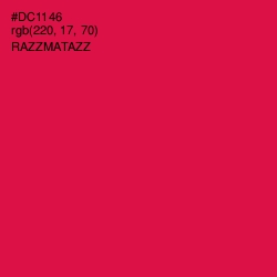 #DC1146 - Razzmatazz Color Image