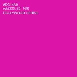 #DC14A9 - Hollywood Cerise Color Image