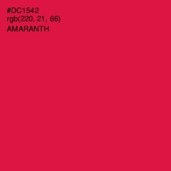 #DC1542 - Amaranth Color Image