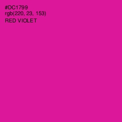 #DC1799 - Red Violet Color Image