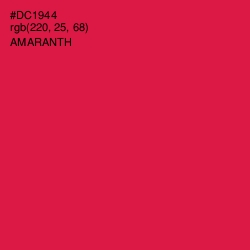 #DC1944 - Amaranth Color Image