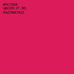 #DC1B5A - Razzmatazz Color Image