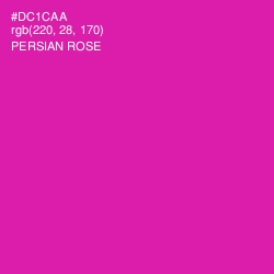 #DC1CAA - Persian Rose Color Image