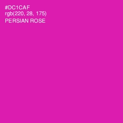 #DC1CAF - Persian Rose Color Image