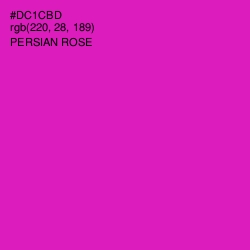 #DC1CBD - Persian Rose Color Image
