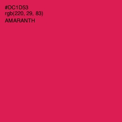 #DC1D53 - Amaranth Color Image