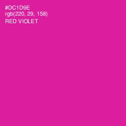 #DC1D9E - Red Violet Color Image